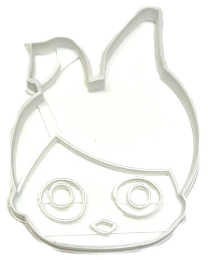 Hops Face White Bunny Ears Surprise Doll Series Cookie Cutter Made In USA PR2537