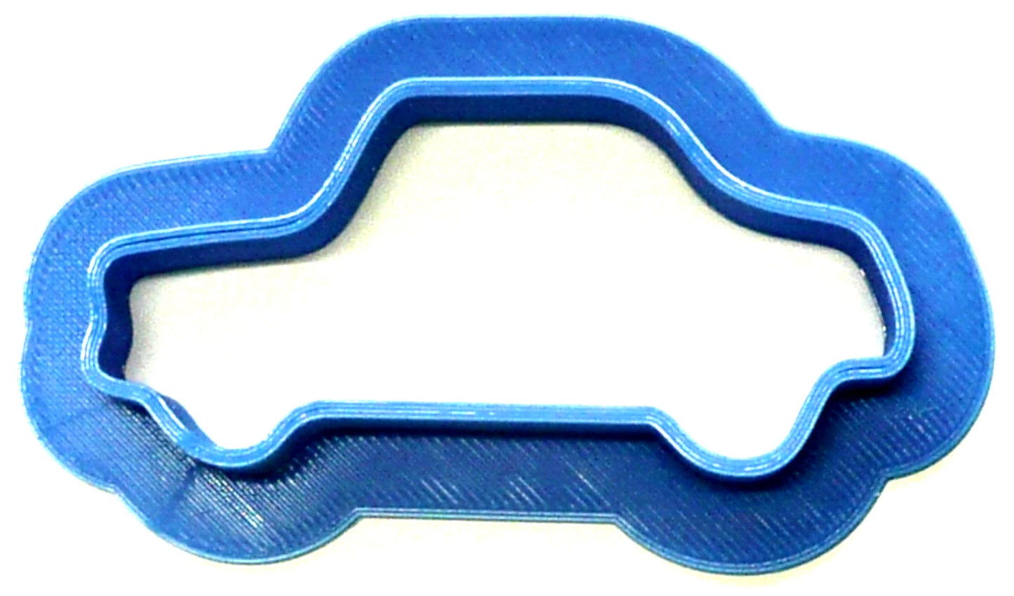 6x Car Automobile Fondant Cutter Cupcake Topper 1.75 IN USA FD2112