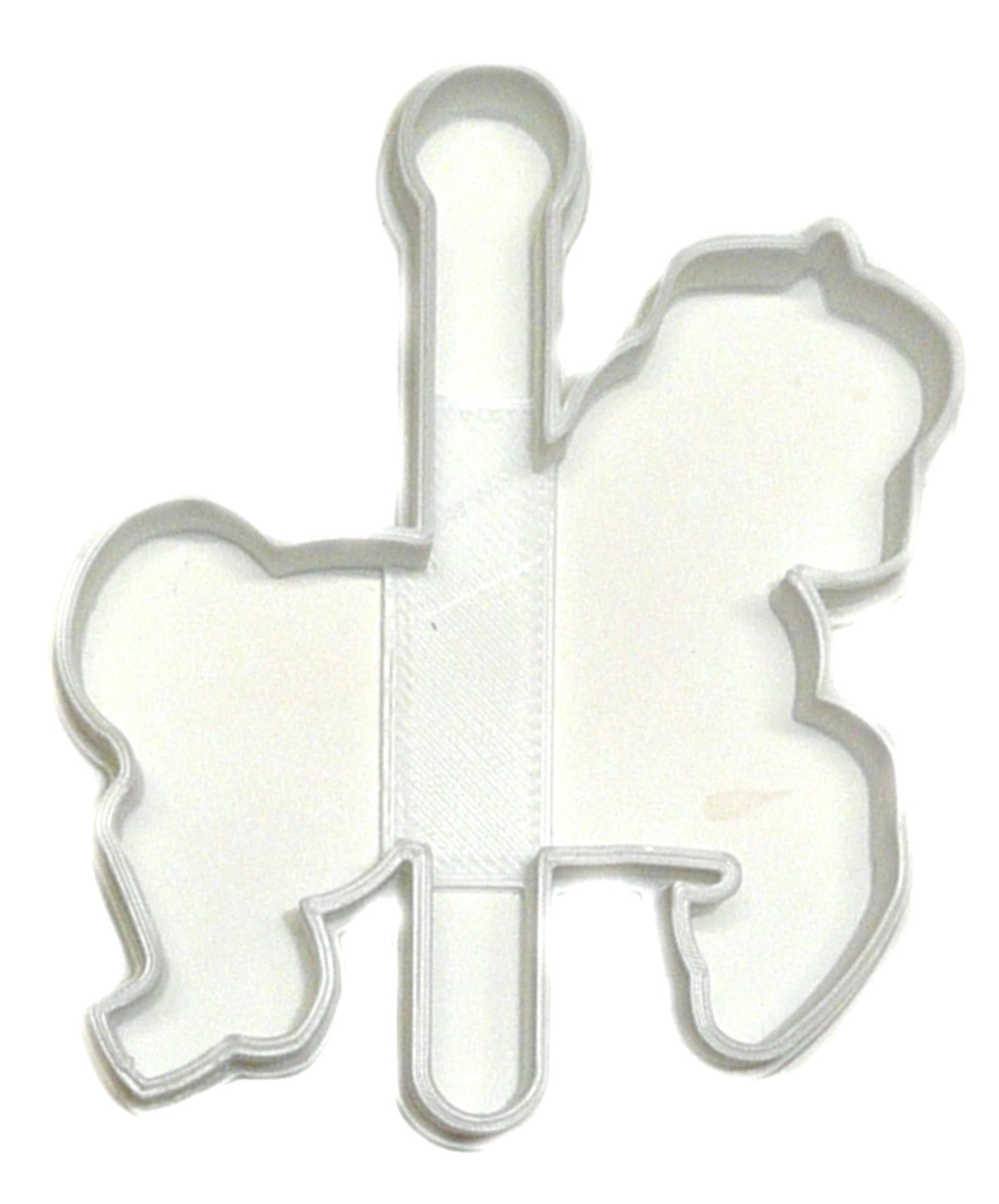 Carousel Horse Outline Merry Go Round Cookie Cutter Made In USA PR2610