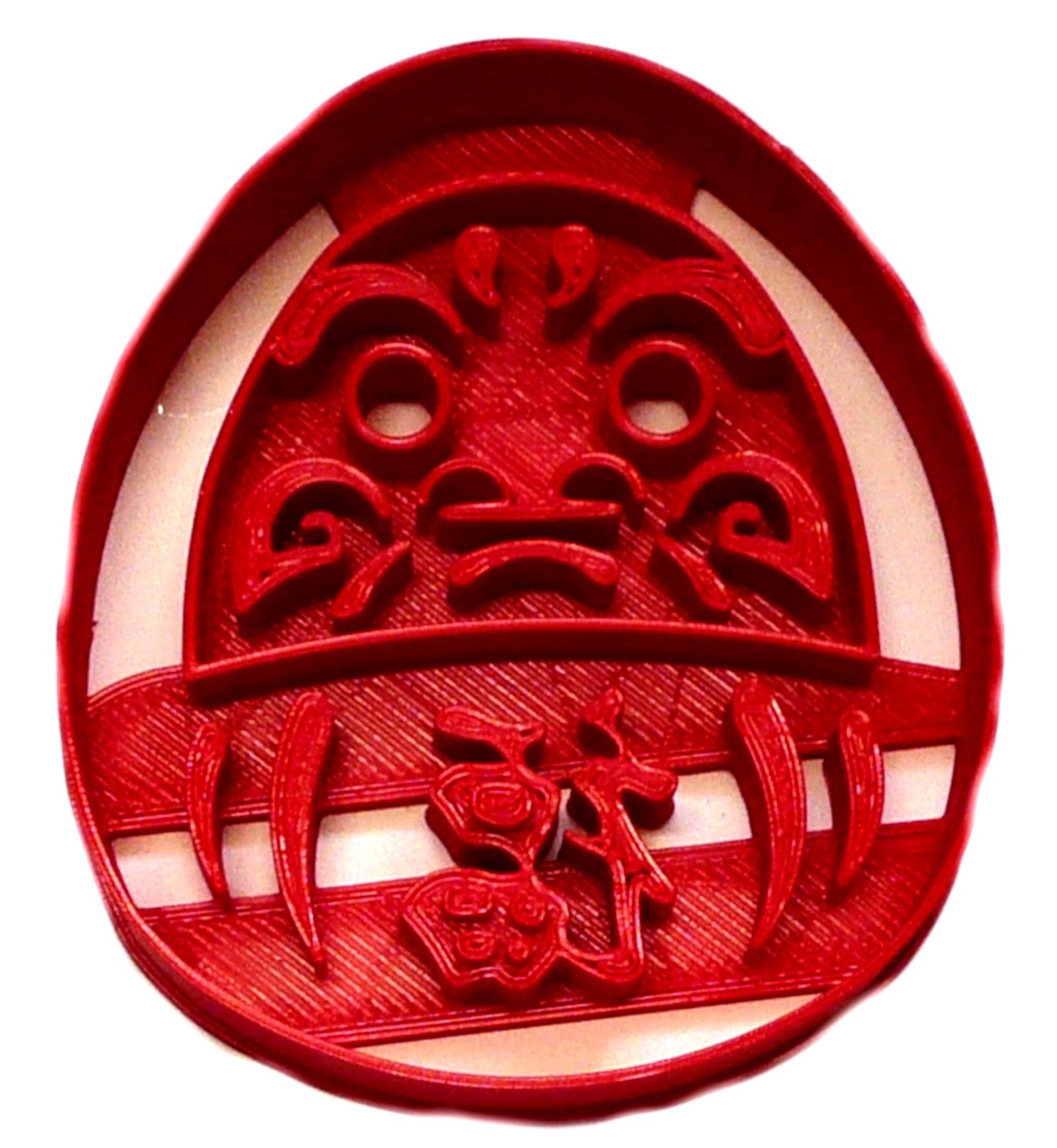 Daruma Doll Japanese Luck Buddhism Wishing Cookie Cutter Made In USA PR2326