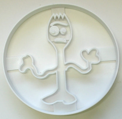 Forky from Toy Story Cartoon Movie Character Cookie Cutter Made In USA PR2836