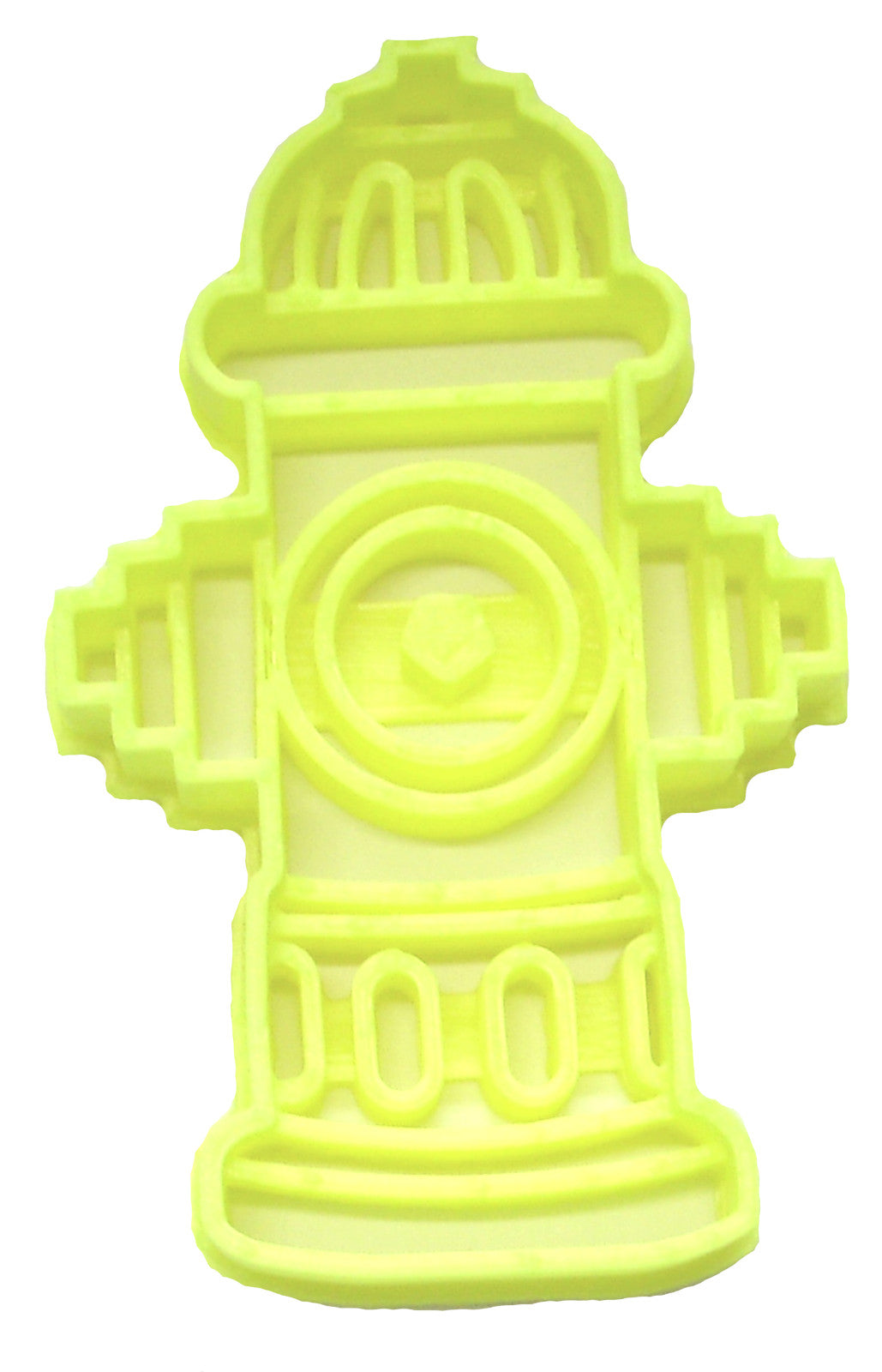 6x Fire Hydrant Water Fondant Cutter Cupcake Topper 1.75 IN USA FD2384