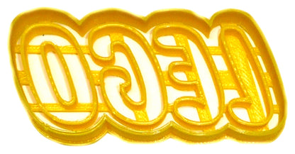 Lego Word Sign Building Blocks Kids Toy Cookie Cutter Made In USA PR2524