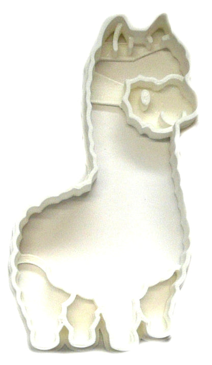 6x Llama Alpaca Animal Fondant Cutter Cupcake Topper 1.75 IN USA FD2340