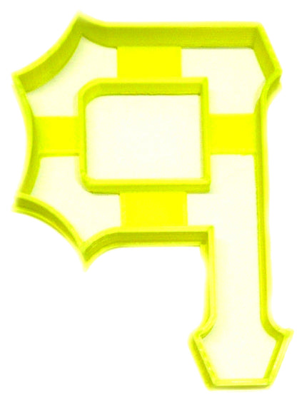 Pittsburgh Pirates P Logo MLB Baseball Sports Cookie Cutter Made In USA PR2581