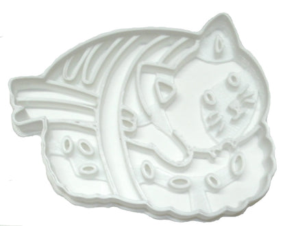 Sushi Cat Rice Egg Cute Funny Japanese Kitty Cookie Cutter Made In USA PR2355