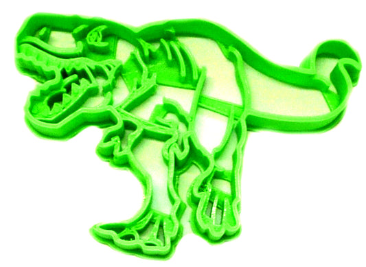 6x T Rex Dinosaur Animal Fondant Cutter Cupcake Topper 1.75 IN USA FD2354