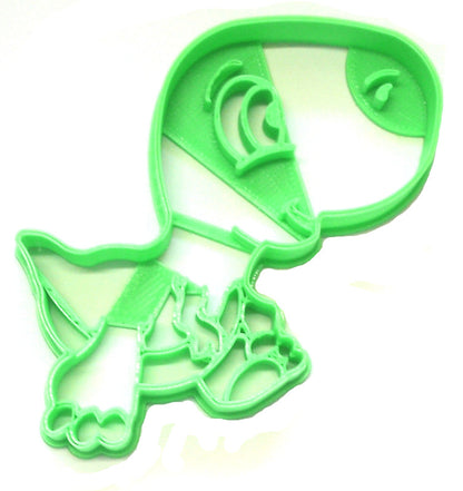 6x Tyrannosaurus Rex Fondant Cutter Cupcake Topper 1.75 IN USA FD2334