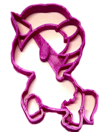Unicorn Full Body Spiraling Horn Cookie Cutter Made In USA PR2382