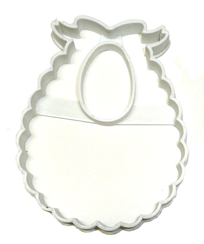Bib Food Feeding Drool Cover Baby Shower Cookie Cutter Made In USA PR2461