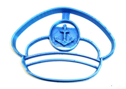 Sailor Captains Hat Cap Sea Captain Boat Ocean Cookie Cutter Made In USA PR2590
