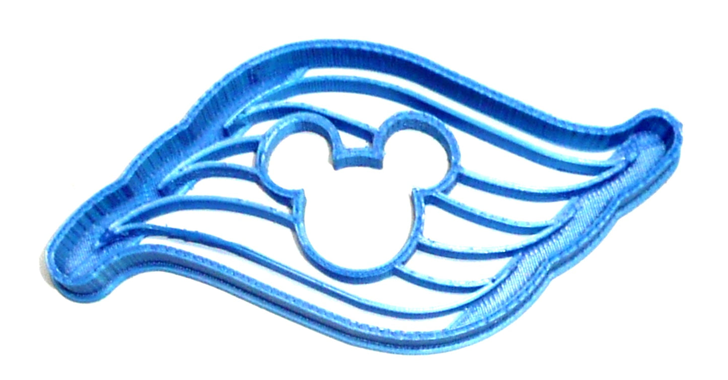 Mickey Mouse Head On Cruise Line Flag Cookie Cutter Made In USA PR2722