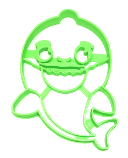Grandpa Shark Baby Cartoon Song Dance Cookie Cutter Made In USA PR2451