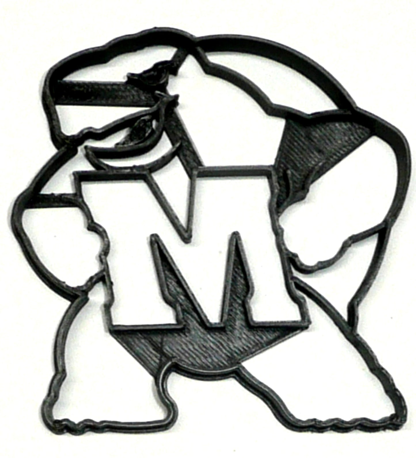 University of Maryland Terps Turtle Mascot Cookie Cutter Made In USA PR2937