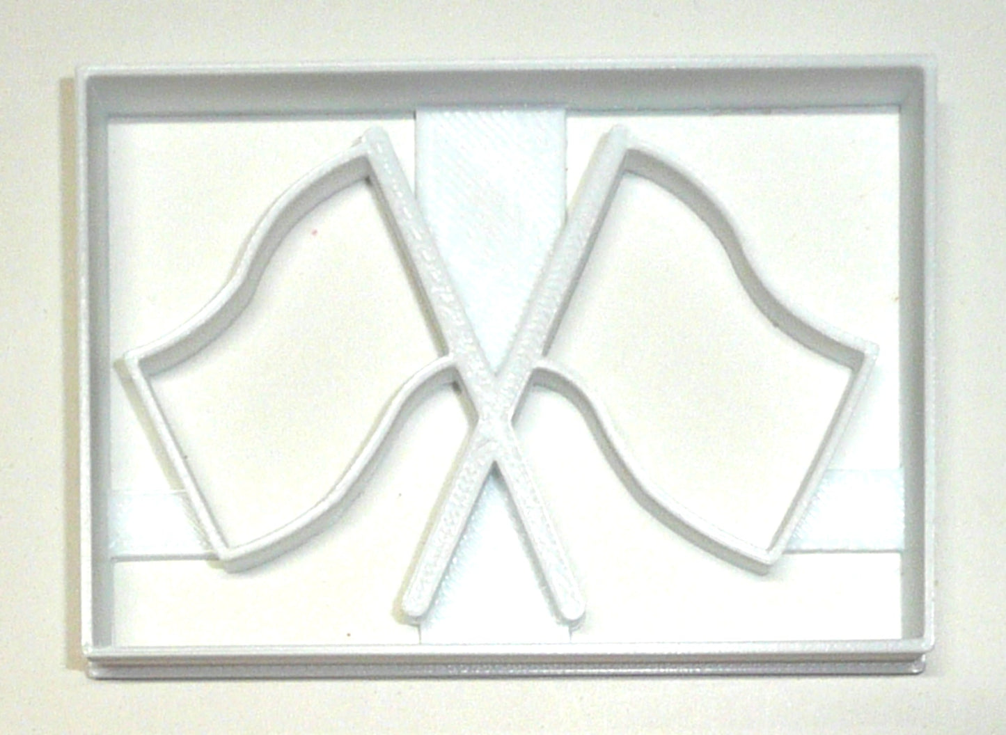 Checkered Flag Racing Finish Line Cookie Cutter Made In USA PR2894