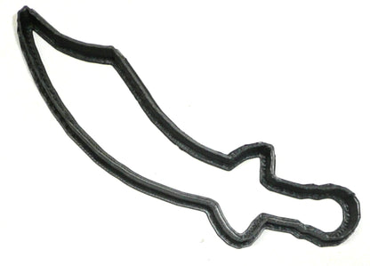 Sword Shape Pirate Blade Knife Samurai Medieval Cookie Cutter Made In USA PR2959