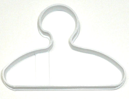 6x Clothes Hanger Fondant Cutter Cupcake Topper 1.75 IN USA FD2620