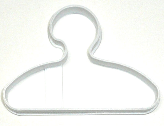 6x Clothes Hanger Fondant Cutter Cupcake Topper 1.75 IN USA FD2620