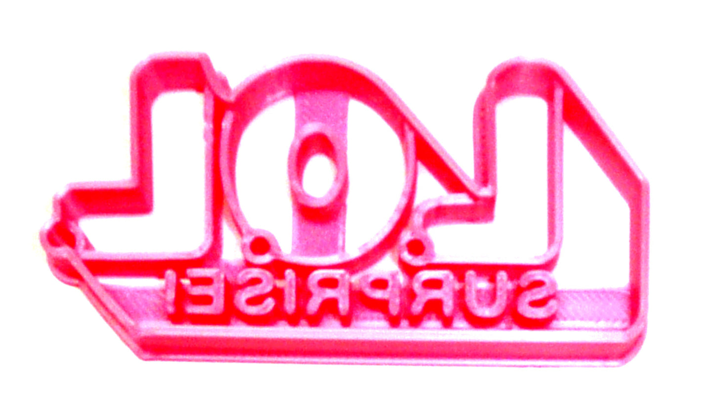 Little Outrageous Littles Surprise Doll Logo Cookie Cutter Made In USA PR2507