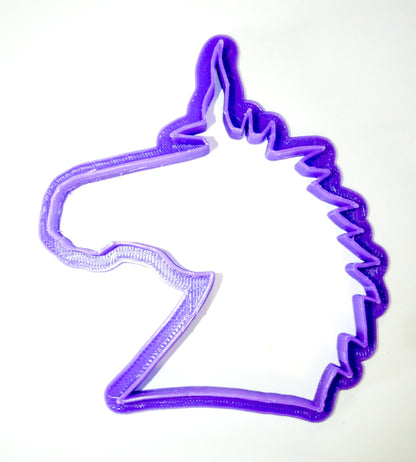 Unicorn Head Magical Creature Cookie Cutter Made In USA PR319