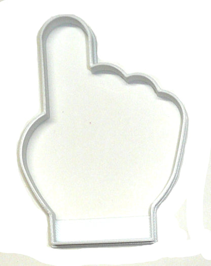 Foam Hand Finger Number 1 One Team Sports Cookie Cutter Made In USA PR2861