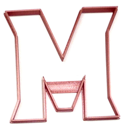 University of Maryland Terps Terrapins M Letter Cookie Cutter Made In USA PR2936