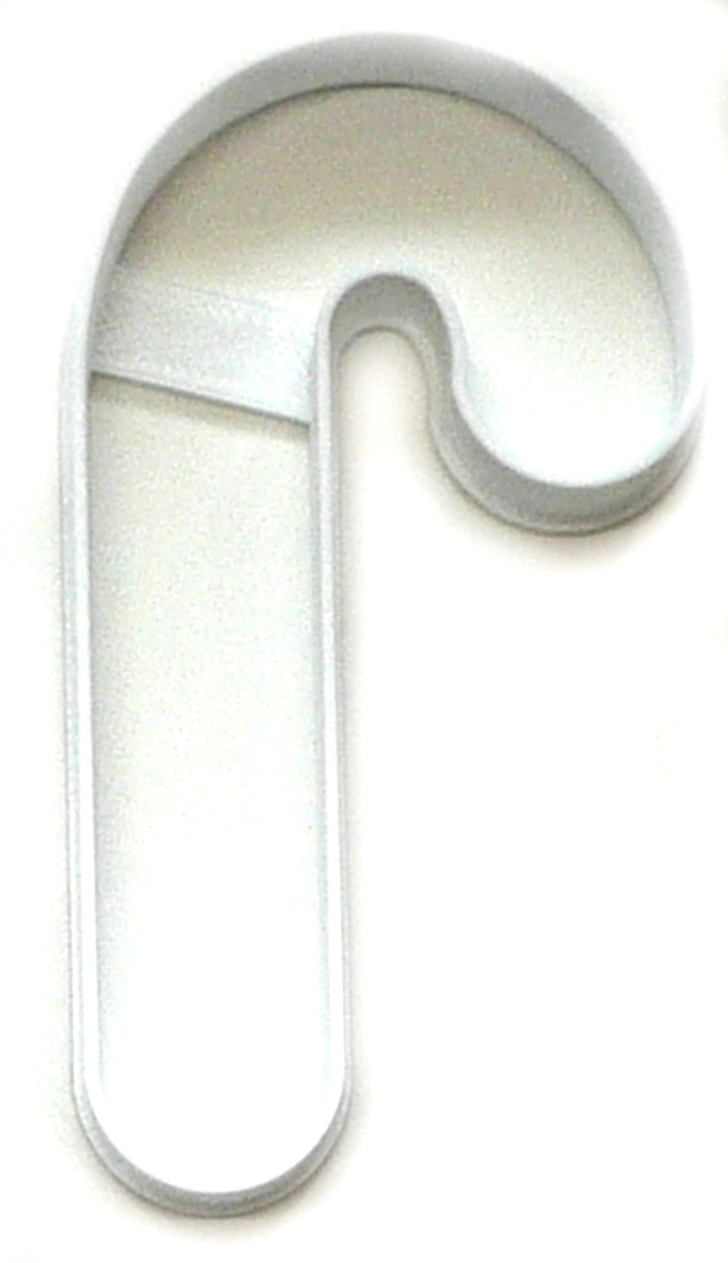 Candy Cane Shape Outline Christmas Holiday Cookie Cutter Made In USA PR2935
