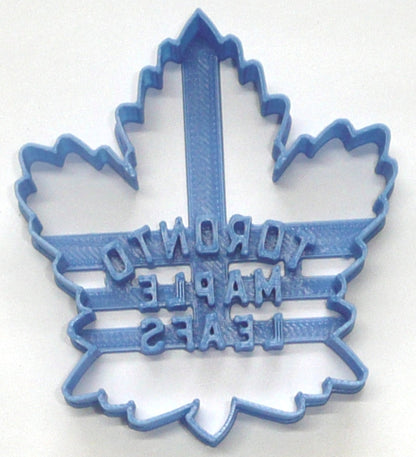 6x Toronto Maple Leafs NHL Fondant Cutter Cupcake Topper 1.75 IN USA FD4035