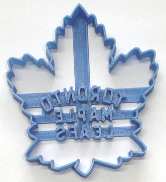 6x Toronto Maple Leafs NHL Fondant Cutter Cupcake Topper 1.75 IN USA FD4035