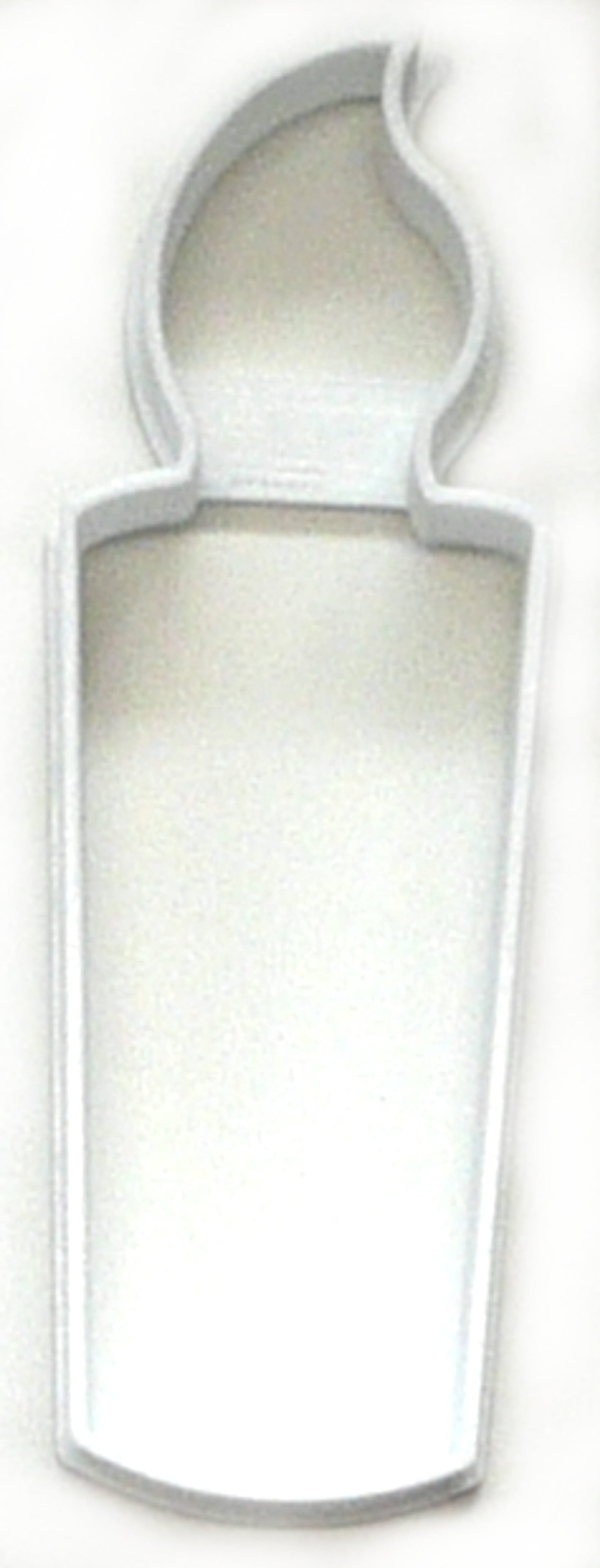 Candle Candlestick Outline Flame Light Birthday Cookie Cutter Made In USA PR2933