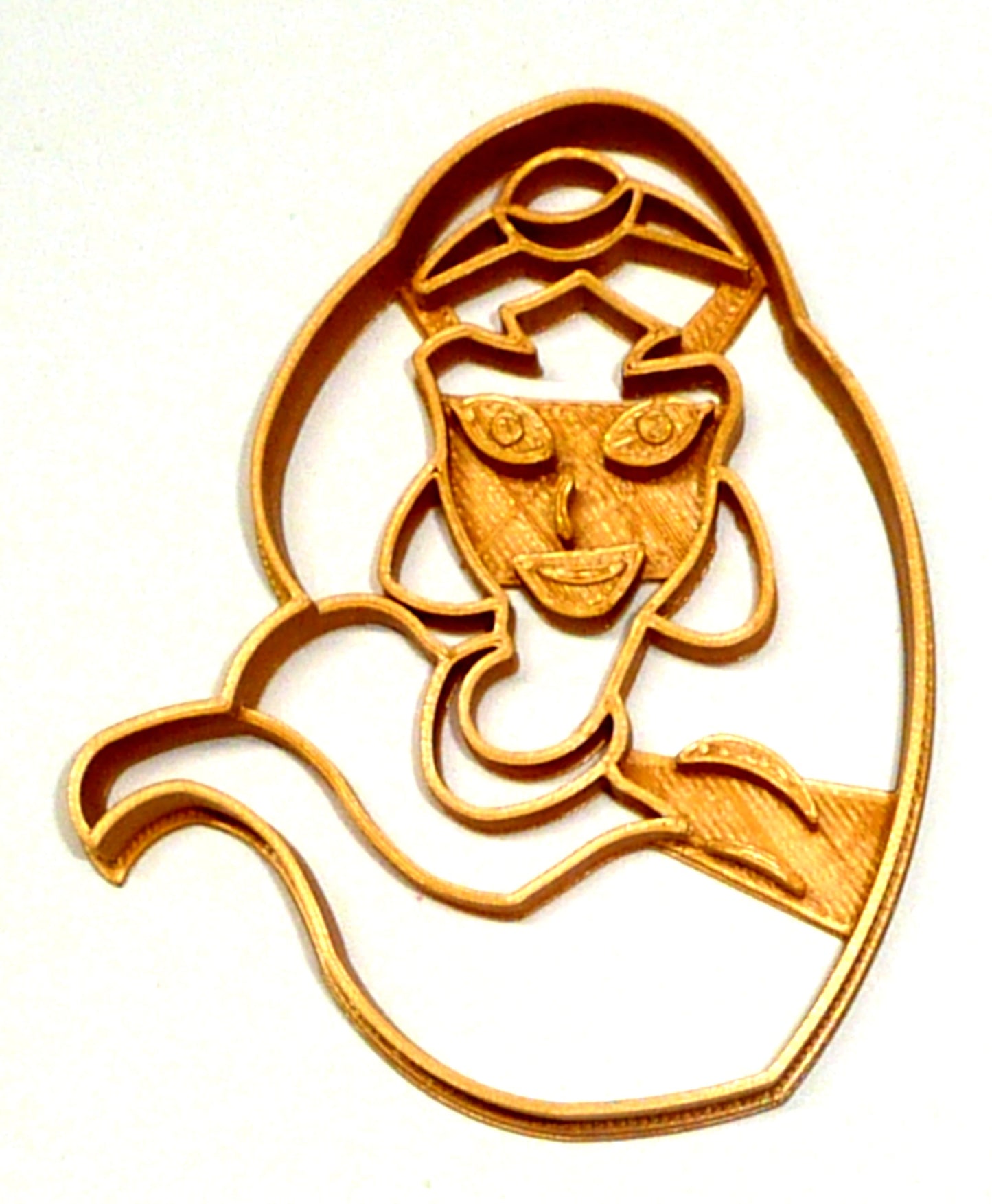Jasmine Princess Face Aladdin Movie Character Cookie Cutter Made In USA PR2880