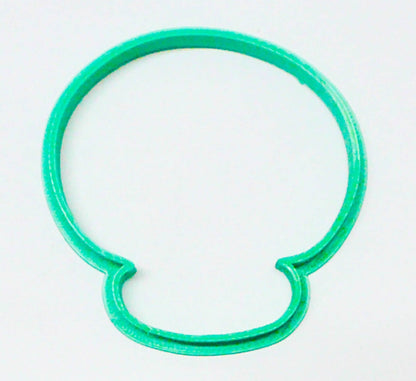 Alien Head Outline Little Green Men Cookie Cutter Made In USA PR2018