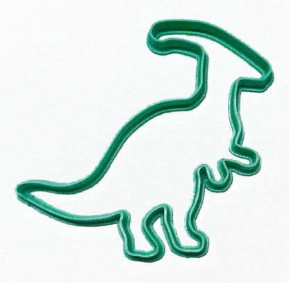 Parasaurolophus Dinosaur Outline Dino Lizard Cookie Cutter Made In USA PR2128