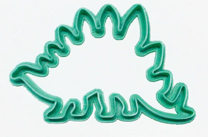 Stegosaurus Dinosaur Outline Spiked Dino Cookie Cutter Made In USA PR2131