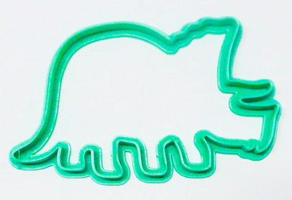 Styracosaurus Dinosaur Outline Spiked Dino Cookie Cutter Made In USA PR2132