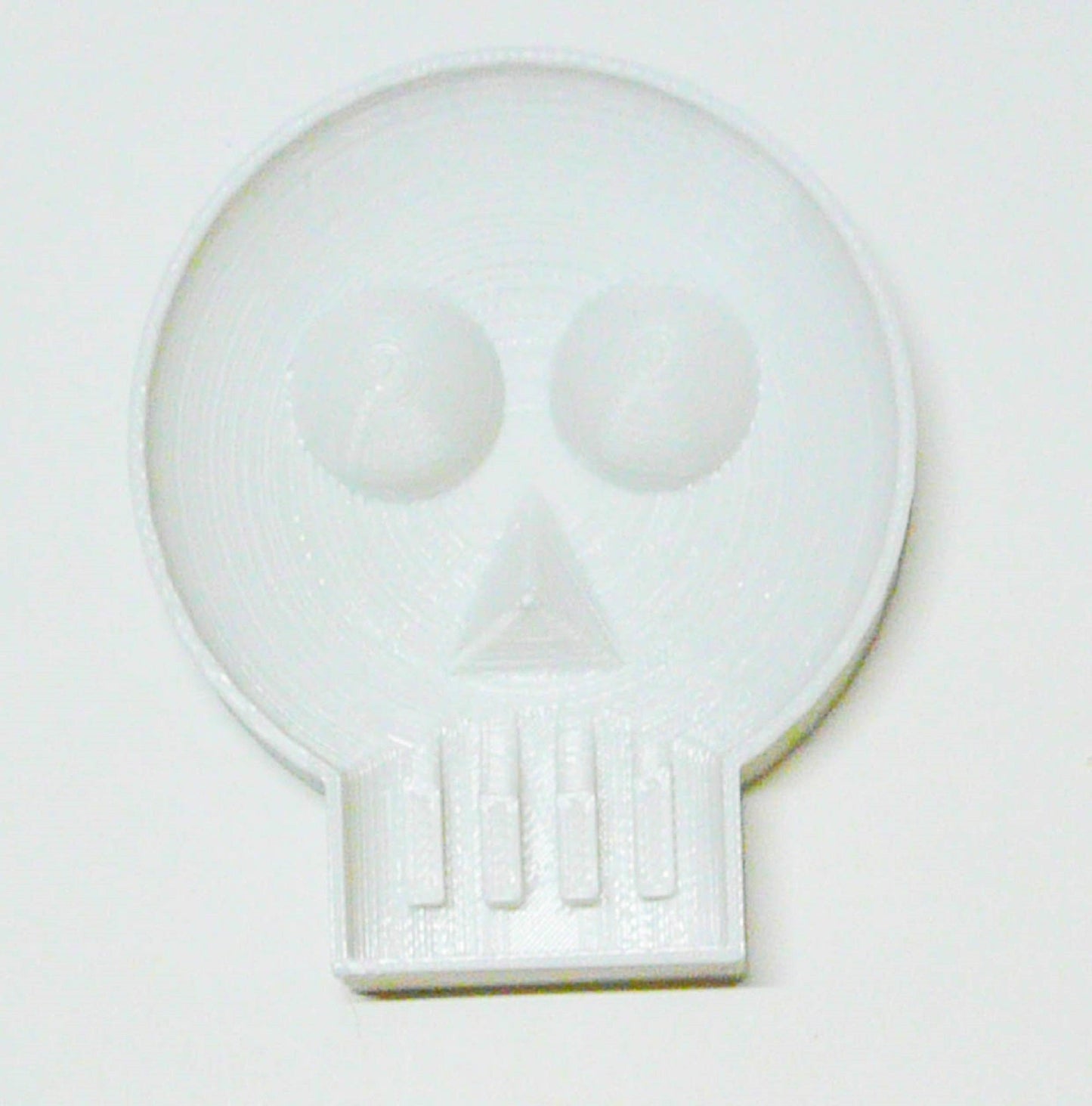 Skull With Round Eyes Halloween Day Of The Dead Cookie Cutter Made In USA PR2141
