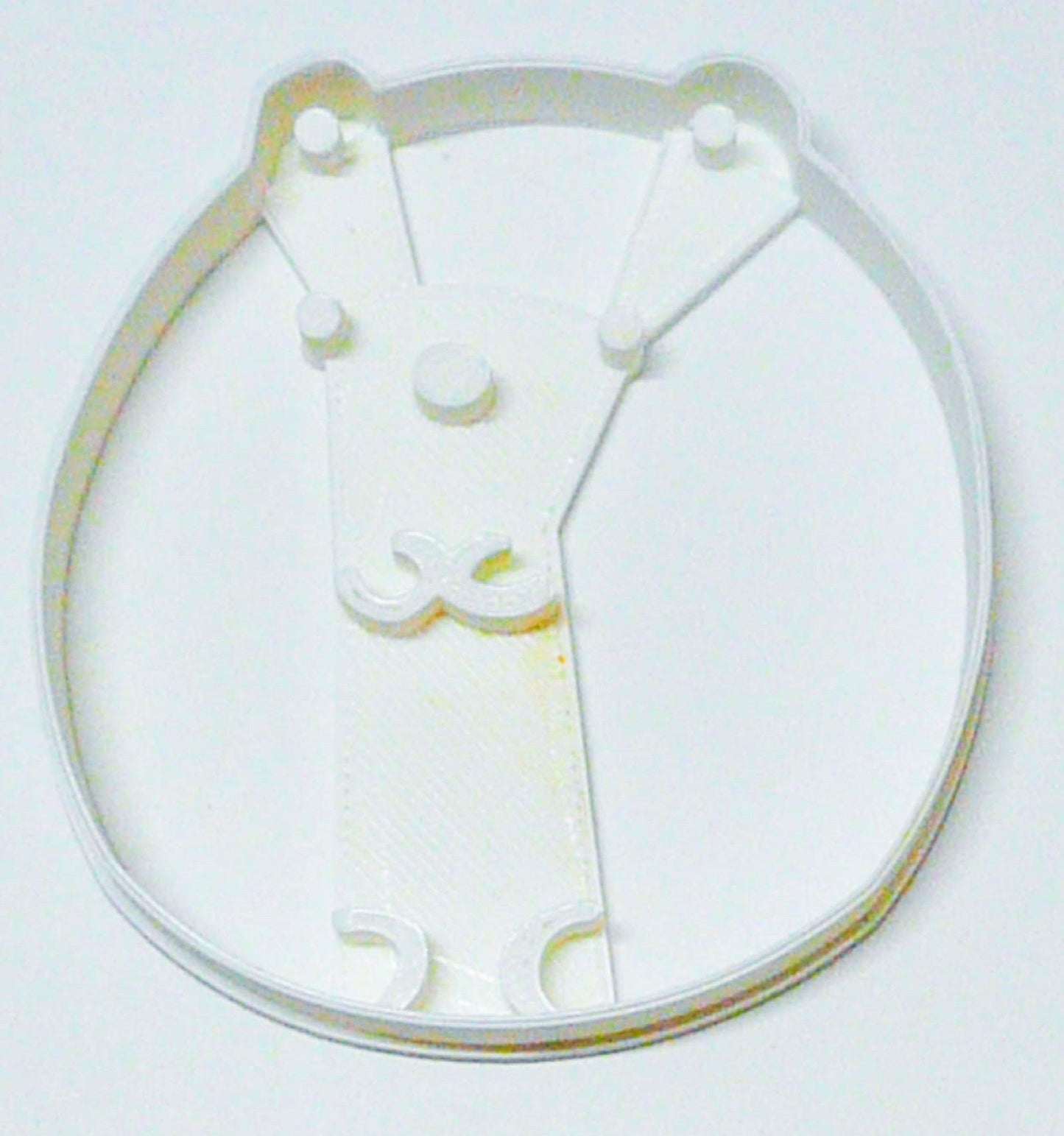 Polar Bear Round Ball Puffy Cute Animal Cookie Cutter Made In USA PR2469