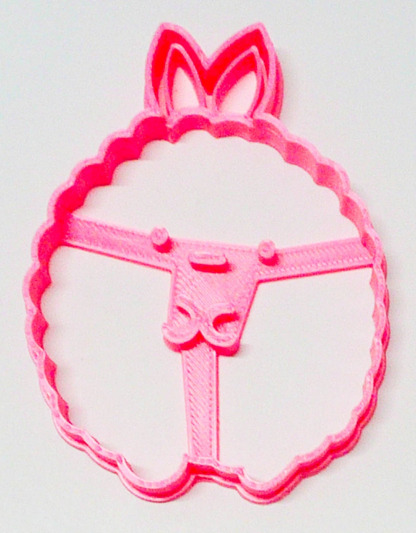 Bunny Rabbit Round Ball Puffy Animal Cookie Cutter Made In USA PR2474