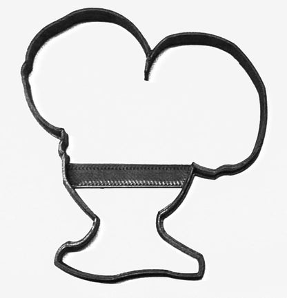 Girl With Afro Ponytails Natural Curls Cookie Cutter Made In USA PR3023