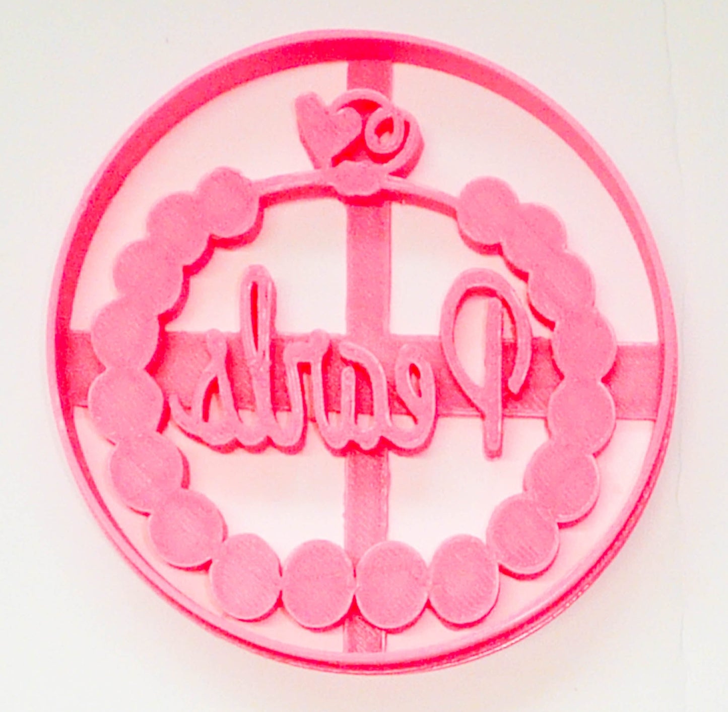 Pearls Fashion Girl Baby Shower Gender Reveal Cookie Cutter Made In USA PR3027
