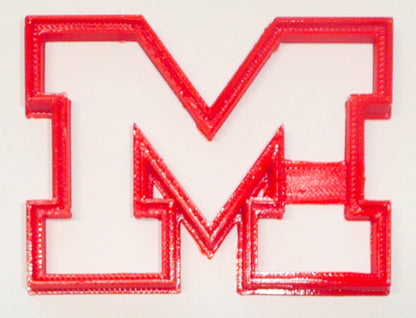 Ole Miss M Letter University of Mississippi Cookie Cutter Made In USA PR3039