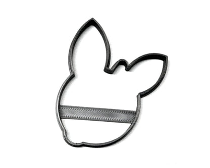 Rudolph the Reindeer Face Outline Cartoon Cookie Cutter Made In USA PR3049