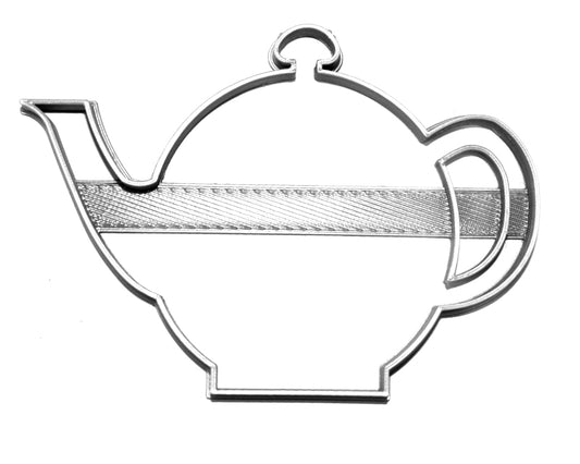 6x Tea Pot Kettle Fondant Cutter Cupcake Topper 1.75 IN USA FD586