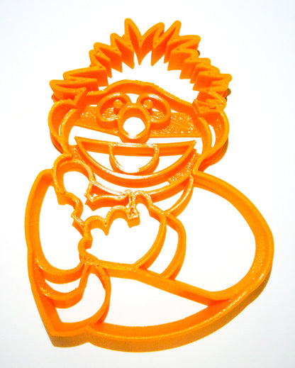 Ernie With Rubber Duckie Sesame Street Muppet Cookie Cutter Made In USA PR2016