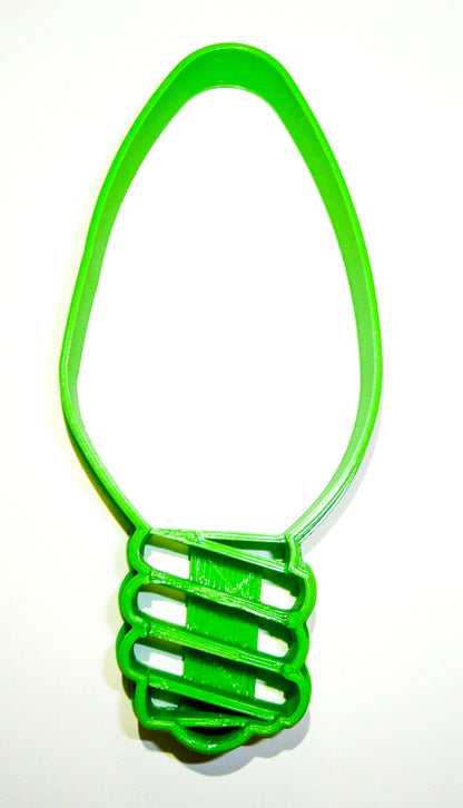 Christmas Bulb String Lights Tree Holiday Decor Cookie Cutter Made In USA PR2085