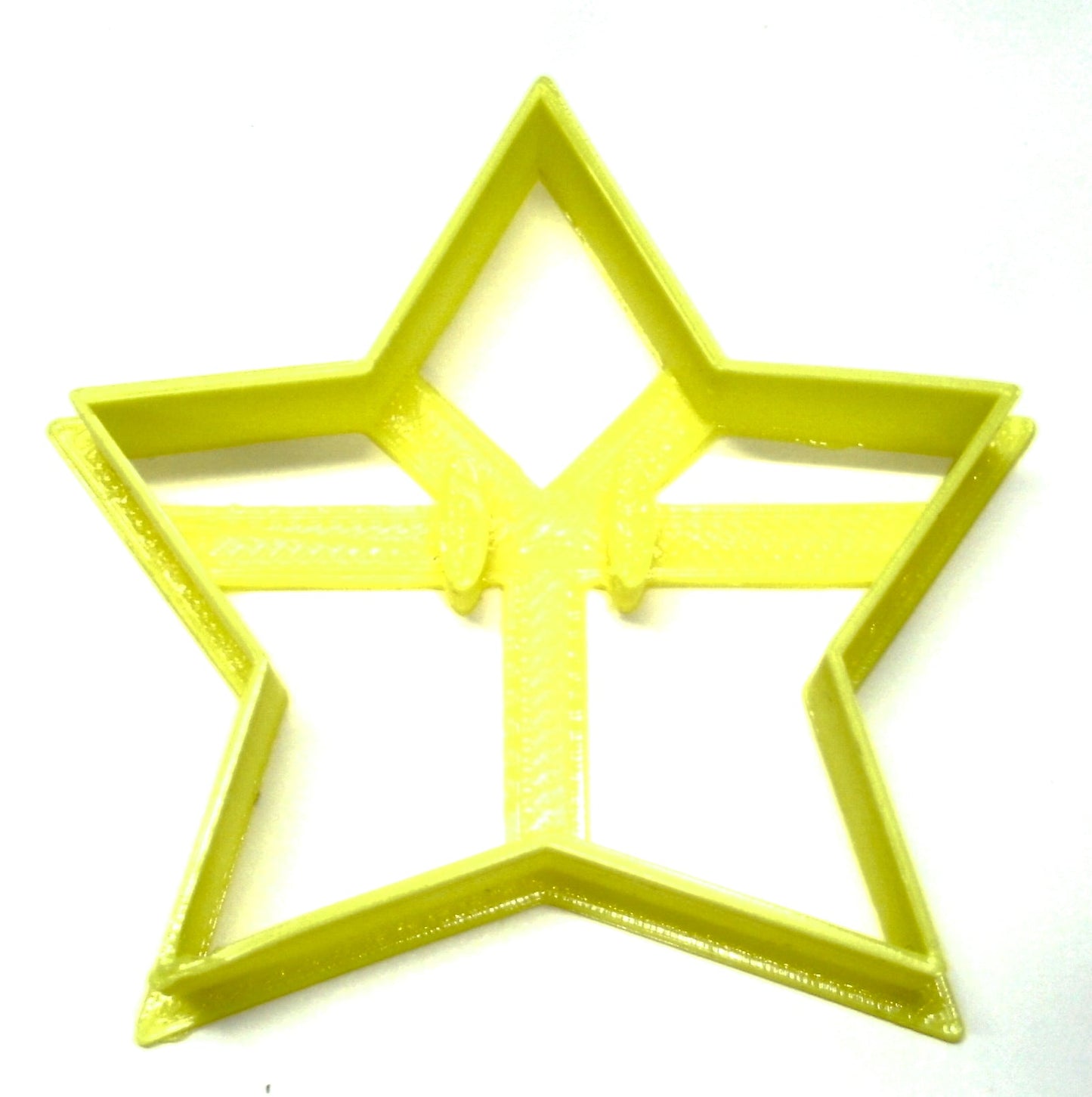 6x Super Mario Star Fondant Cutter Cupcake Topper 1.75 IN USA FD2092
