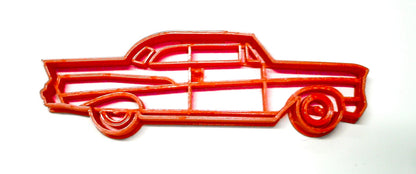 6x Chevy Bel Air Fondant Cutter Cupcake Topper 1.75 IN USA FD2107