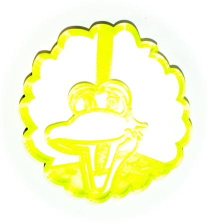 Big Bird Face Sesame Street Character Muppet Cookie Cutter Made In USA PR2246
