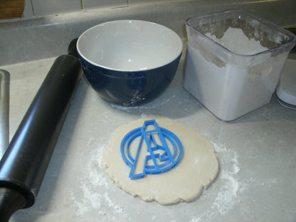 Avengers Logo Marvel Superheros Cookie Cutter Made In USA PR584