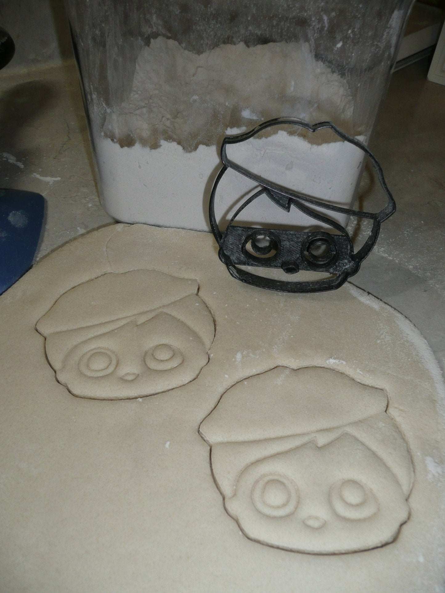 Beatnik Babe Face Surprise Doll Series Cookie Cutter Made In USA PR2535